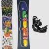 Alibi Snowboards Brain Rain 145 + Burton Freestyle S 2023 Snowboard-Set -Dakine Verkäufe BrainRain145BurtonFreestyleS2023SnowboardSet