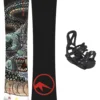 TRANS Pirate 135 + Junior M Black 2023 Snowboard-Set -Dakine Verkäufe Pirate135JuniorMBlack2023SnowboardSet