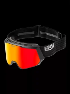 100Percent Snowcraft Xl Hiper Black/Red Goggle -Dakine Verkäufe SnowcraftXlHiperBlackRedGoggle 4