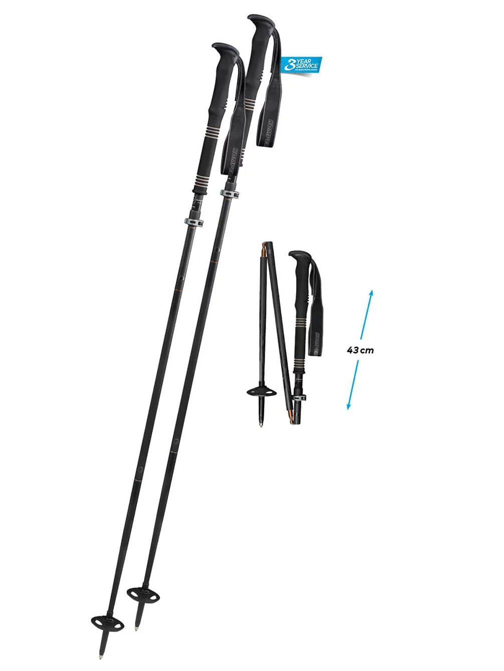 Komperdell Teleskopstöcke 21Crbn FXP4 Expedition Vari 120-140mm Te 3 Komperdell Teleskopstöcke 21Crbn FXP4 Expedition Vari 120-140mm Te